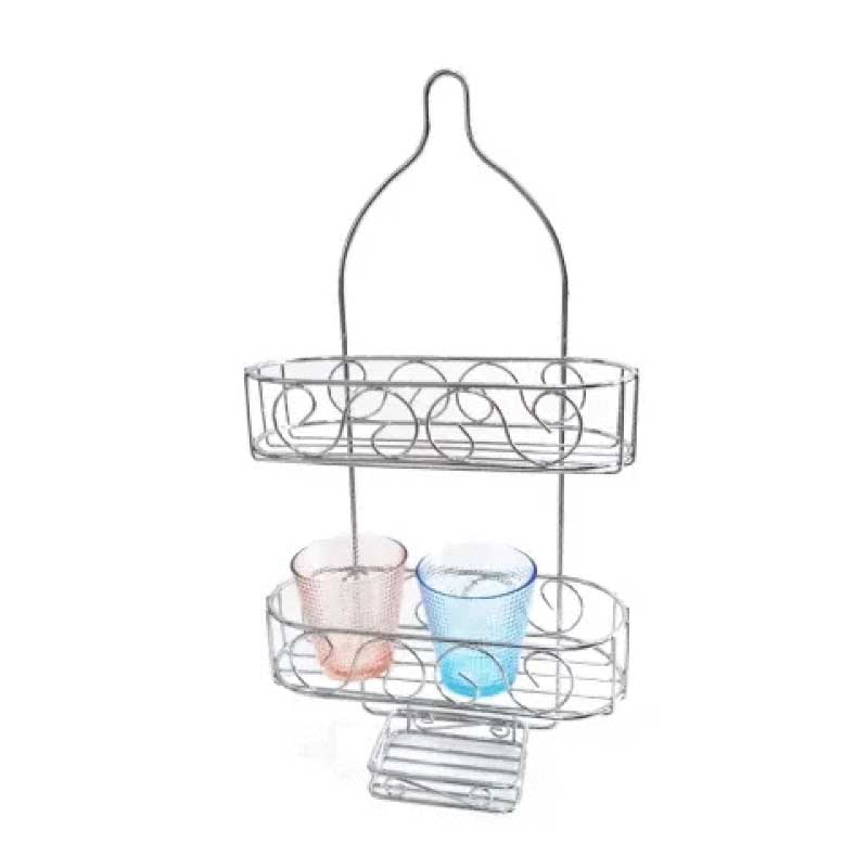 HANGING SHOWER CADDY RACK SS BATHROOM SHELF