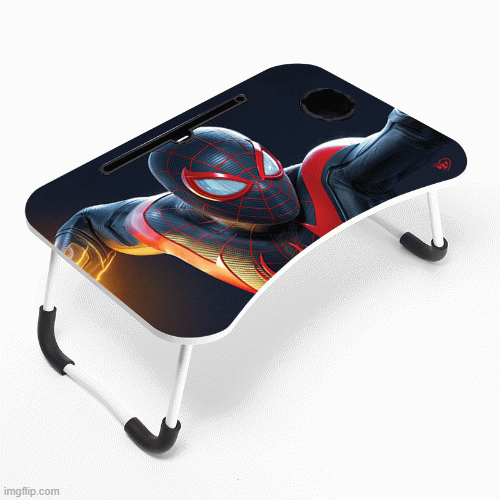 FOLDABLE STICKER PRINTED LAPTOP TABLE STUDY TABLE