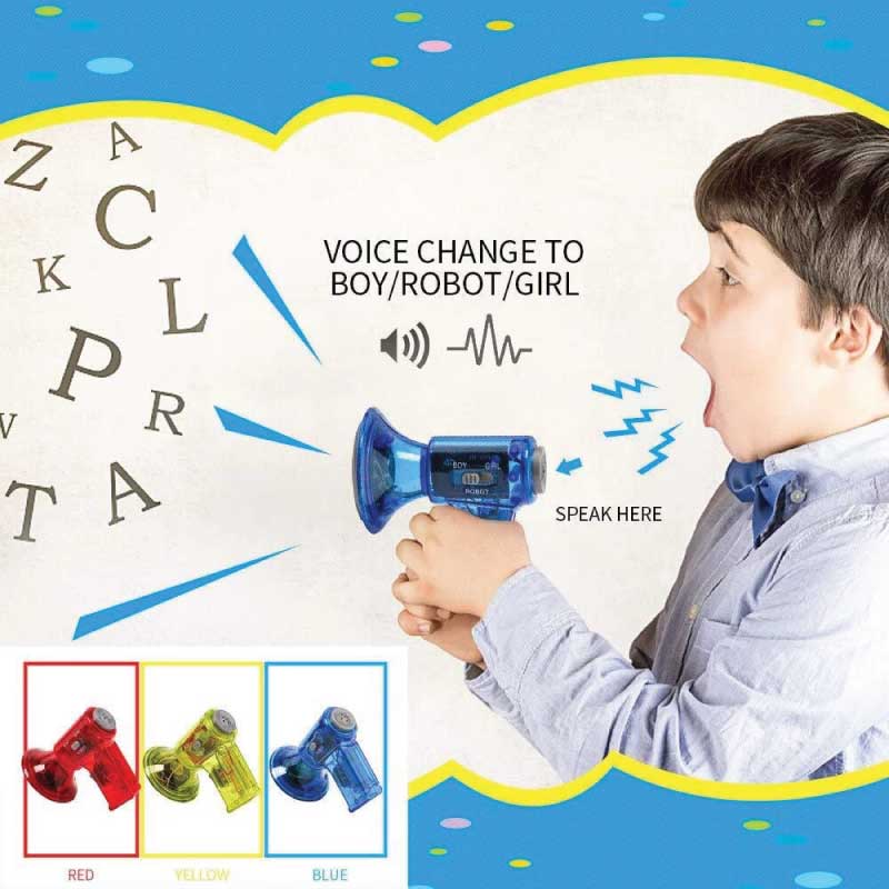 VOICE CHANGER AMPLIFIER SPEAKER – ADJUSTABLE SOUND EFFECTS TOY FOR KIDS