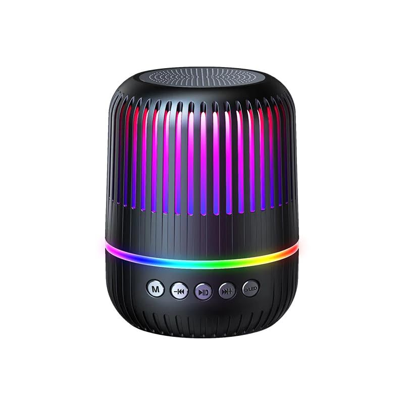 M4 MINI BLUETOOTH SPEAKER WITH  WITH WOOFER, AMBIENT LIGHTS & FM RADIO
