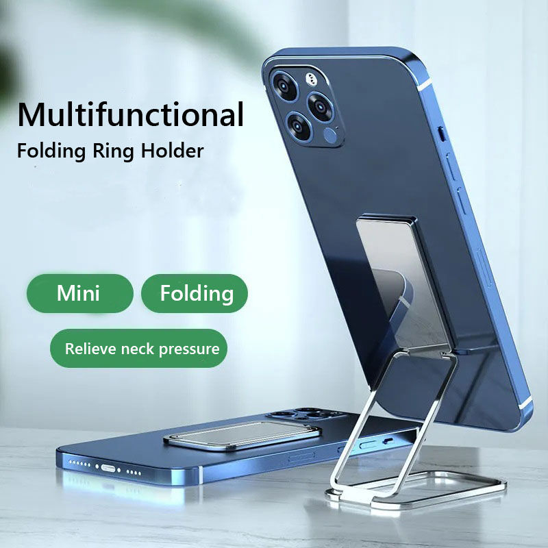 PREMIUM METAL PHONE HOLDER & KICKSTAND WITH 360° ROTATION, MAGNETIC MOUNT & UNIVERSAL COMPATIBILITY