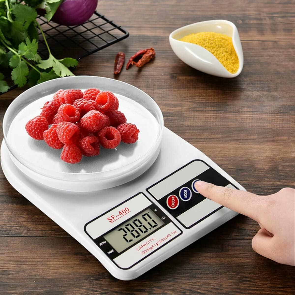 DIGITAL WEIGHT SCALE WITH LCD DISPLAY