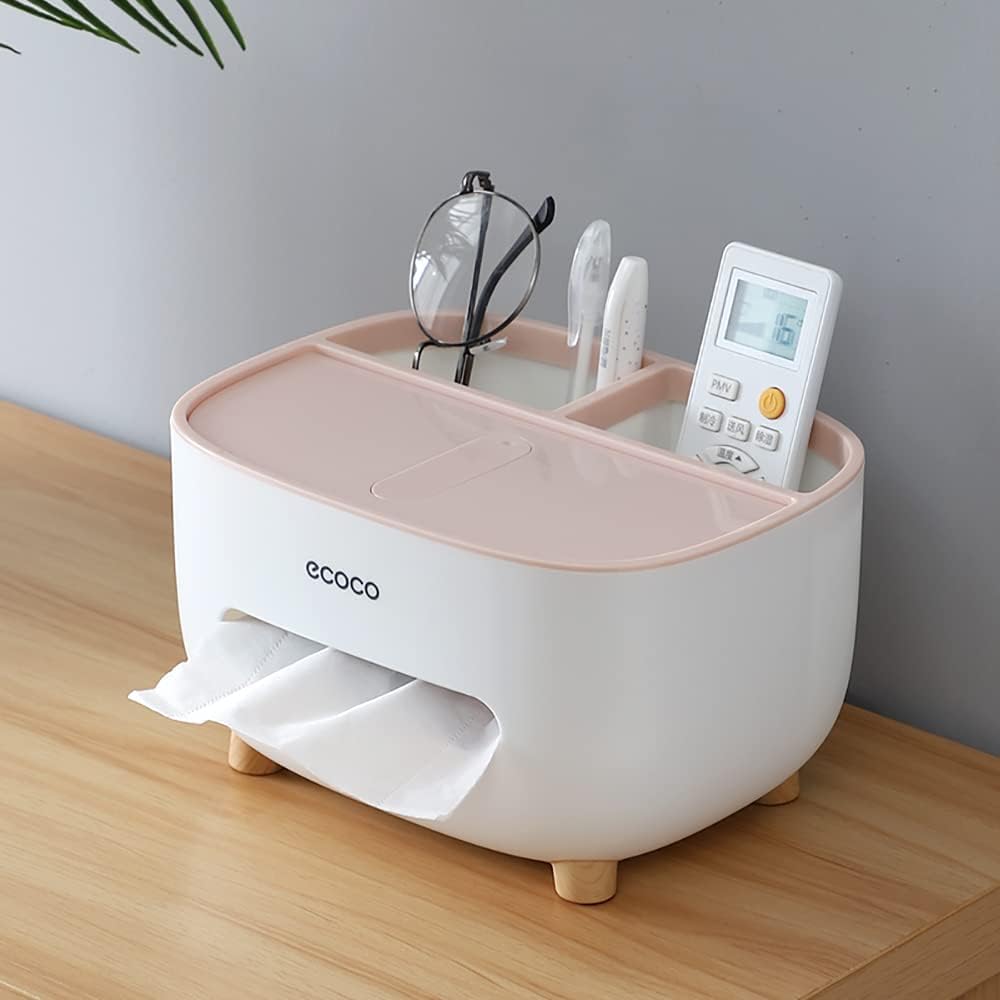 MULTIFUNCTIONAL TISSUE BOX HOLDER WITH STORAGE CADDY