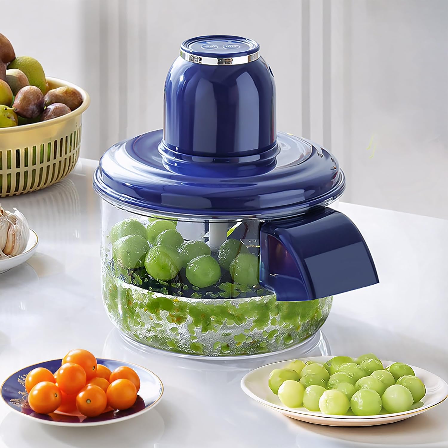 AUTOMATIC ELECTRIC PEELING MACHINE RECHARGEABLE ONE-BUTTON PEELER