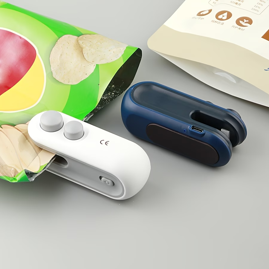 2 IN 1 RECHARGEABLE MINI HEAT SEALER WITH CUTTER